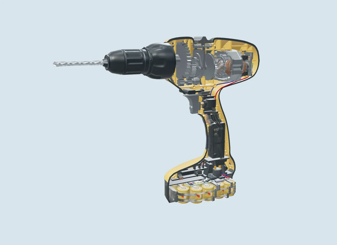 Drill Interior — interactive visual study